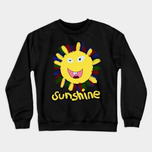 Sunny Sunshine Design Crewneck Sweatshirt